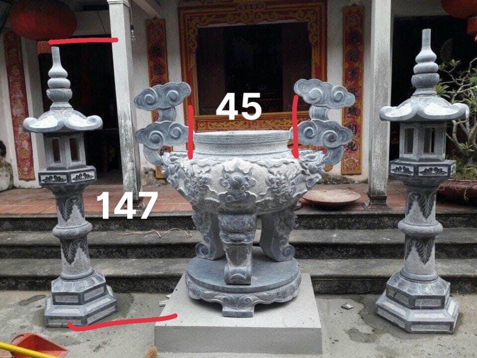 lư hương đá