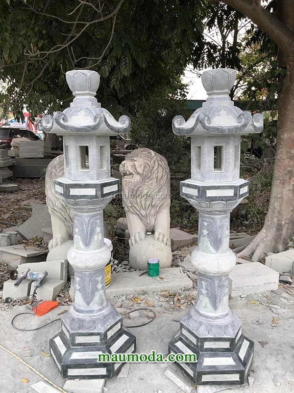 mẫu đèn đá nam hoa lư
