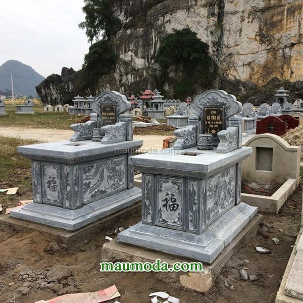 mẫu mộ đá đơn giản đẹp