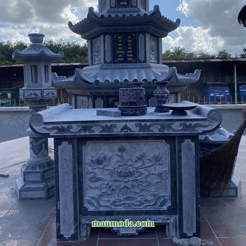 mẫu bàn thờ đá đẹp